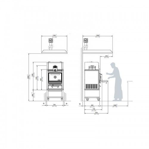 Horno brasa Josper 80 comensales Clase A HJA-PLUS-S80 Comprar Horno brasa Josper 80 comensales Clase A HJA-PLUS-S80 en Pepebar