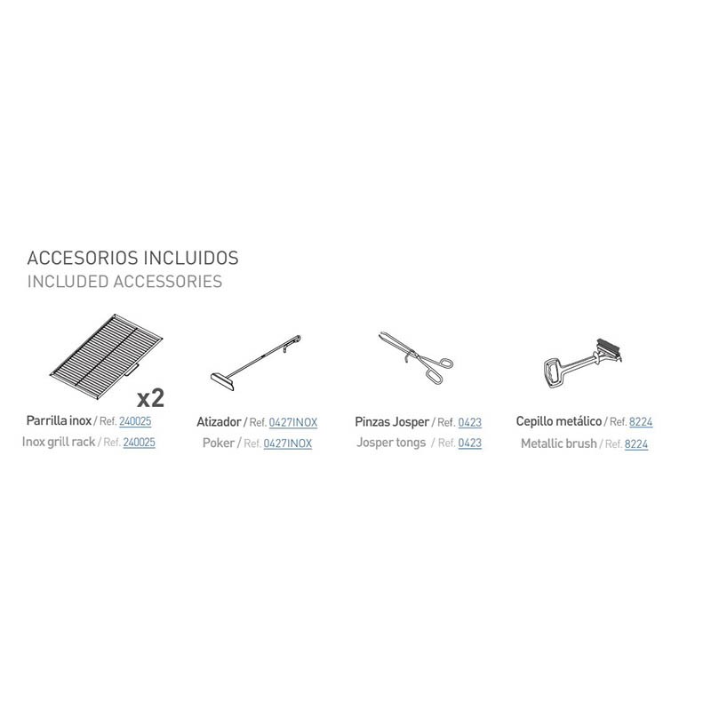 Comprar Horno brasa Josper 120 comensales Clase A con mesa y cajón HJA-PLUS-M120-TD en Pepebar