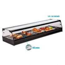 Vitrina refrigerada de cristal recto con luz led VPI-120 - Pepebar Vitrina refrigerada de cristal recto con luz led VPI-120 - Catálogo Vitrinas refrigeradas
