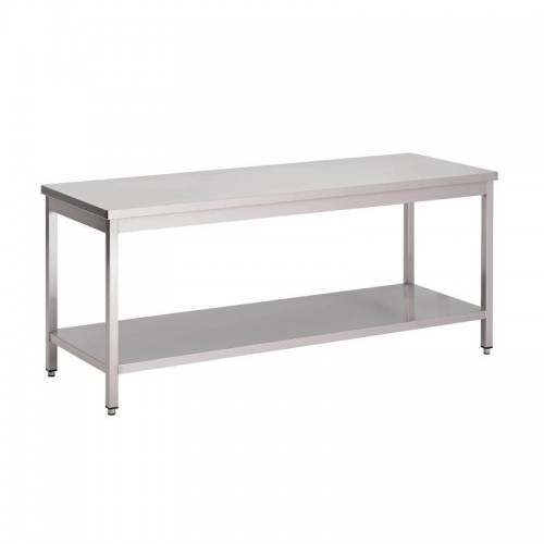 Comprar Mesa de acero inoxidable con estante Varias opciones y medidas Stalgast en Pepebar
