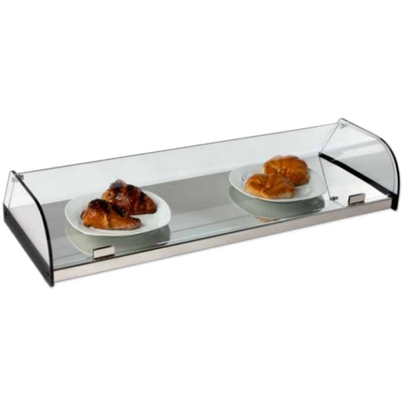 Comprar Vitrina neutra INOX-V 1 estante Varias opciones y medidas Vitrinas Gómez en Pepebar