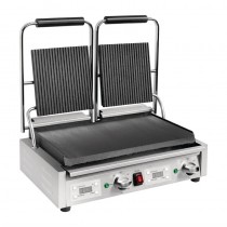Plancha Buffalo doble acanalada/lisa con temporizador digital Buffalo FC385