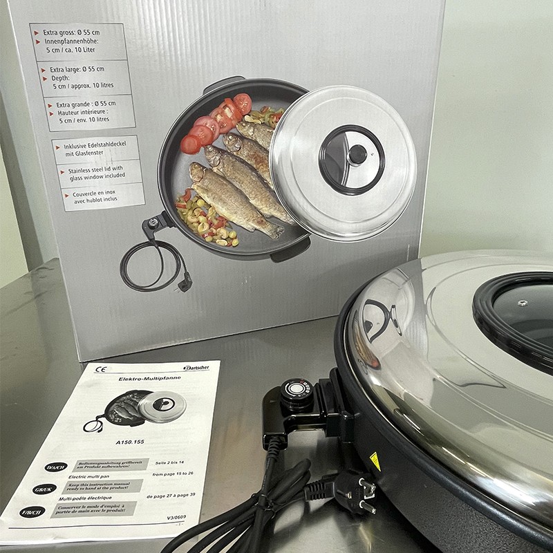 Comprar Sartén eléctrica multifunción 55cm Bartscher A150155 en Pepebar