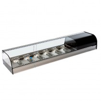 Vitrina refrigerada Cristal Curvo con Cubetas o Parrillas Varias medidas y opciones FR-i y FR-iE Vitrinas Gómez - Pepebar Vitrina refrigerada Cristal Curvo con Cubetas o Parrillas Varias medidas y opciones FR-i y FR-iE Vitrinas Gómez - Catálogo Vitrinas refrigeradas