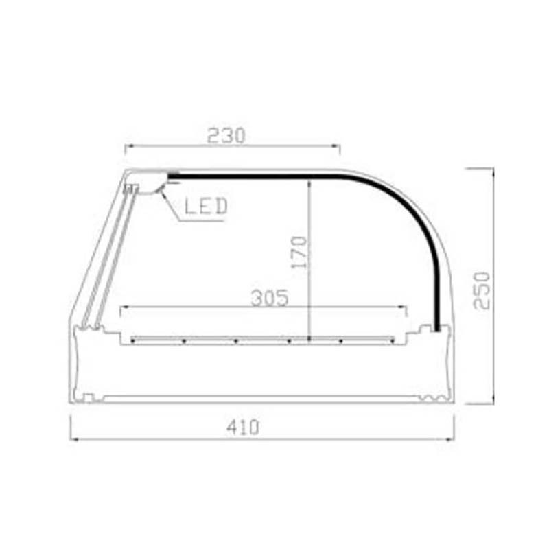 Vitrina refrigerada Cristal Curvo con Cubetas o Parrillas Varias medidas y opciones FR-i y FR-iE Vitrinas Gómez Comprar Vitrina refrigerada Cristal Curvo con Cubetas o Parrillas Varias medidas y opciones FR-i y FR-iE Vitrinas Gómez en Pepebar