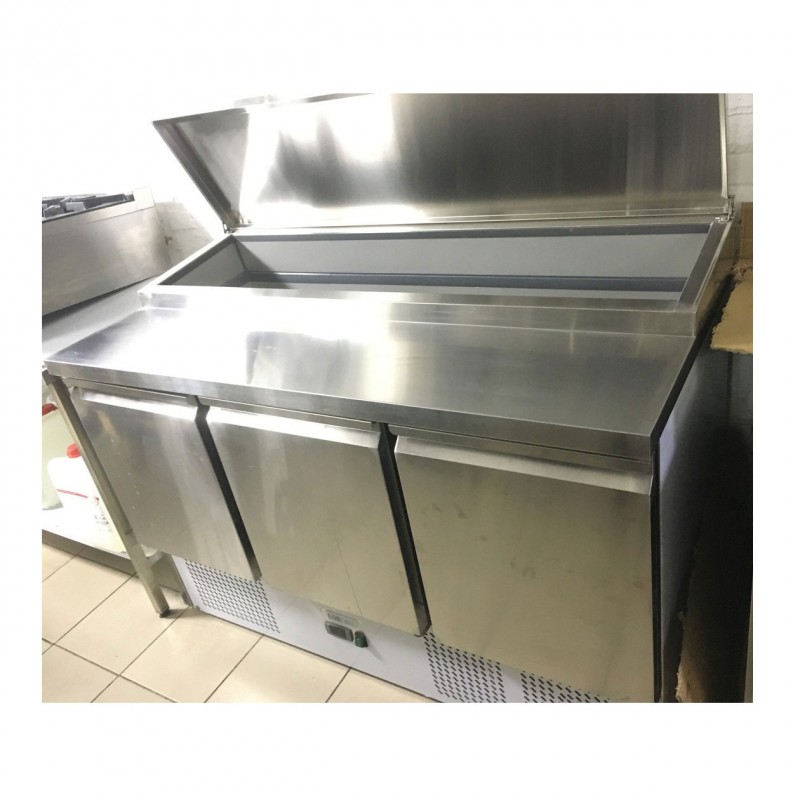 Comprar Mostrador refrigerado para preparación de pizza y ensalada 392L Forcold G-PS300-FC en Pepebar