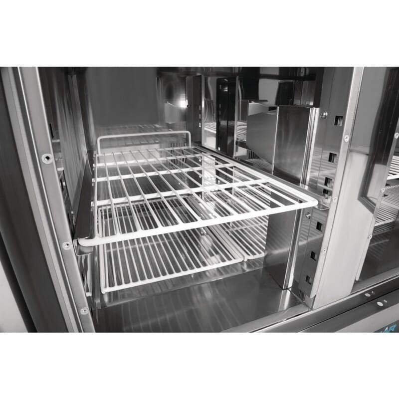 Comprar Mostrador de preparación de pizza y ensalada refrigerado 390 litros Polar G605 en Pepebar