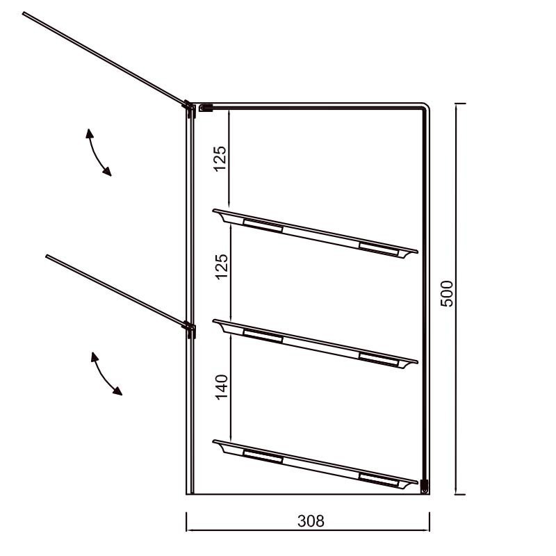 Comprar Vitrina neutra de metacrilato bandeja GN Varias medidas y estantes VGN y VE2GN VG en Pepebar