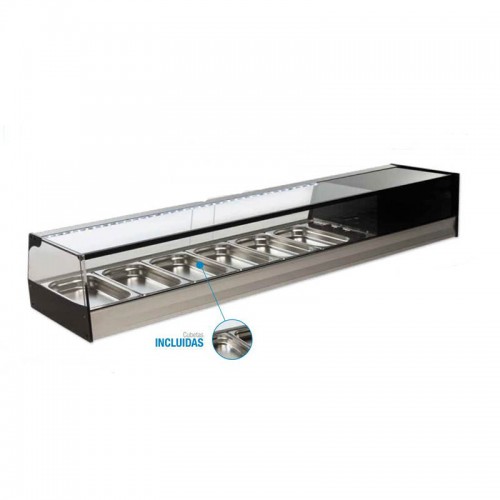 Vitrina refrigerada Cristal Recto con Cubetas o Parrillas Varias medidas y opciones R-i y R-iE Vitrinas Gómez Comprar Vitrina refrigerada Cristal Recto con Cubetas o Parrillas Varias medidas y opciones R-i y R-iE Vitrinas Gómez en Pepebar