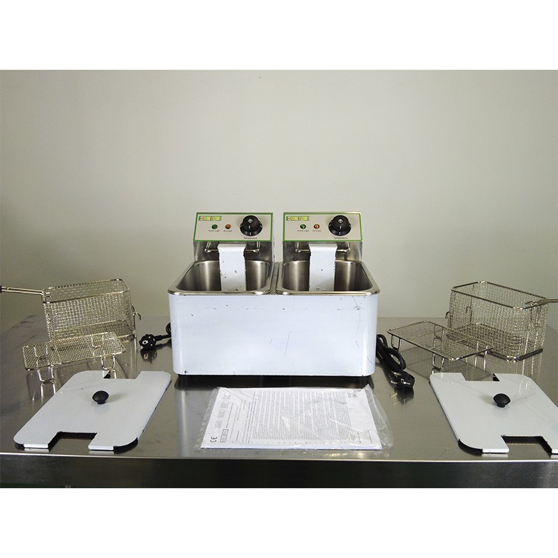 Comprar Freidora doble de 4L + 4L EasyLine Fimar FY44L en Pepebar