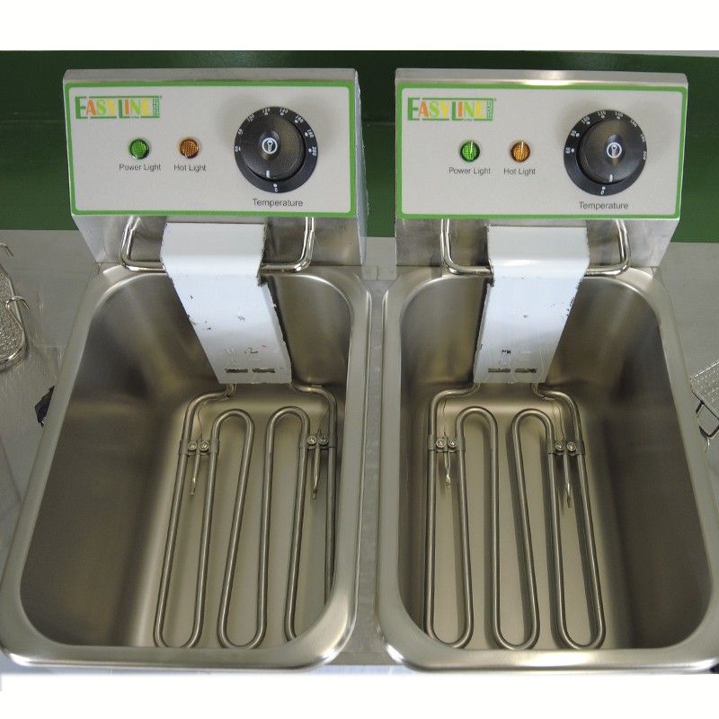 Comprar Freidora doble de 4L + 4L EasyLine Fimar FY44L en Pepebar