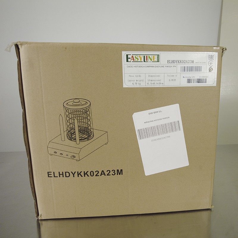 Comprar Máquina para Hotdog 2 pinchos y campana baño maría Fimar YKK02A en Pepebar