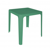 Mesa Beach Bar monobloc 70x70 agujero sombrilla 27 unidades MBB27