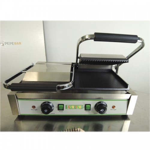 Comprar Grill hierro fundido placa acanalada y lisa doble placa EasyLine Fimar EG03M en Pepebar