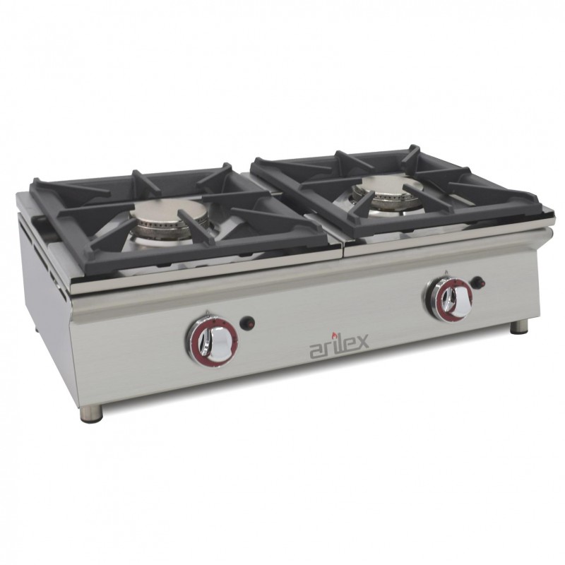 Comprar Cocina a gas sobremostrador 2 quemadores 80CGN en Pepebar