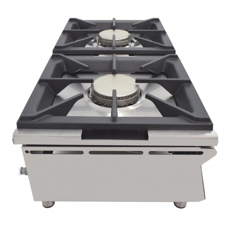 Comprar Cocina a gas sobremostrador 2 quemadores 80CGN en Pepebar