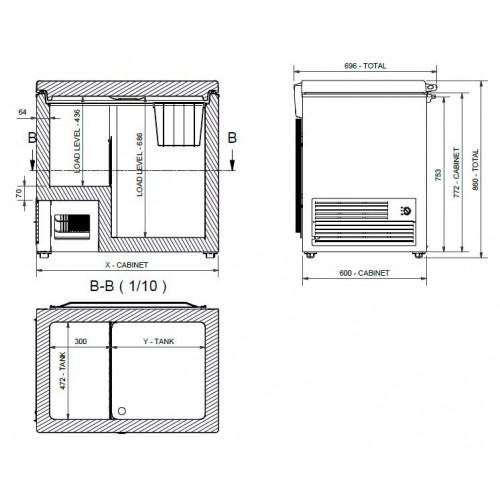 Comprar Arcón congelador CH430 ancho 151 cm Tensai en Pepebar