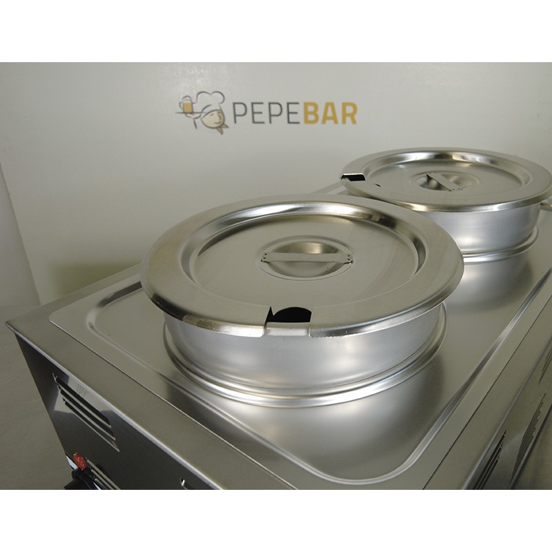 Comprar Baño maría redondo 2 ollas de 8 litros Fimar BMP7720 en Pepebar