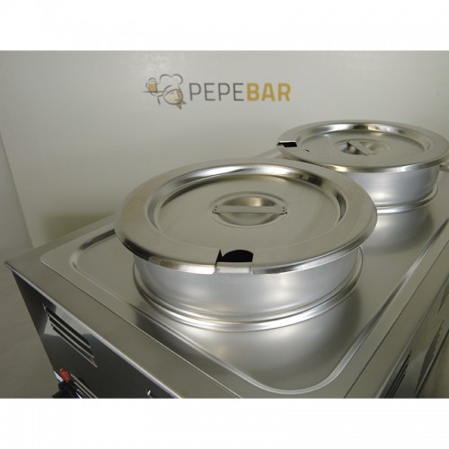 Comprar Baño maría redondo 2 ollas de 8 litros Fimar BMP7720 en Pepebar