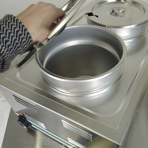 Comprar Baño maría redondo 2 ollas de 8 litros Fimar BMP7720 en Pepebar