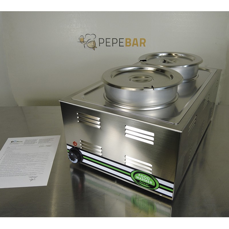 Comprar Baño maría redondo 2 ollas de 8 litros Fimar BMP7720 en Pepebar