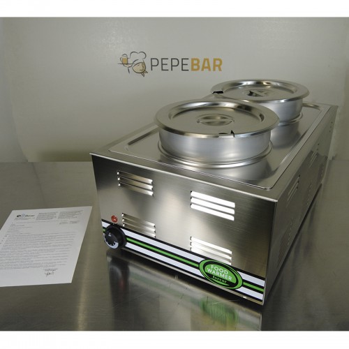 Comprar Baño maría redondo 2 ollas de 8 litros Fimar BMP7720 en Pepebar