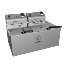 Freidora eléctrica sin grifo 9+9litros FA10+10