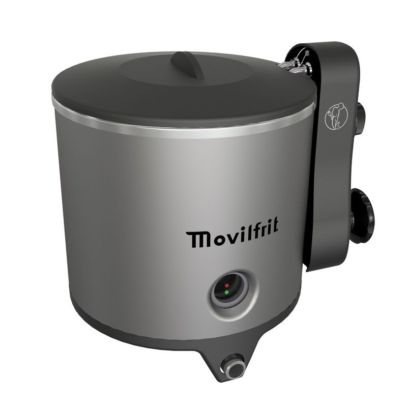 Freidora de agua y aceite LUX5 de 5 litros semiprofesional Movilfrit