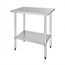 Mesa de acero inoxidable 900mm de ancho GJ501 Vogue - Pepebar Mesa de acero inoxidable 900mm de ancho GJ501 Vogue