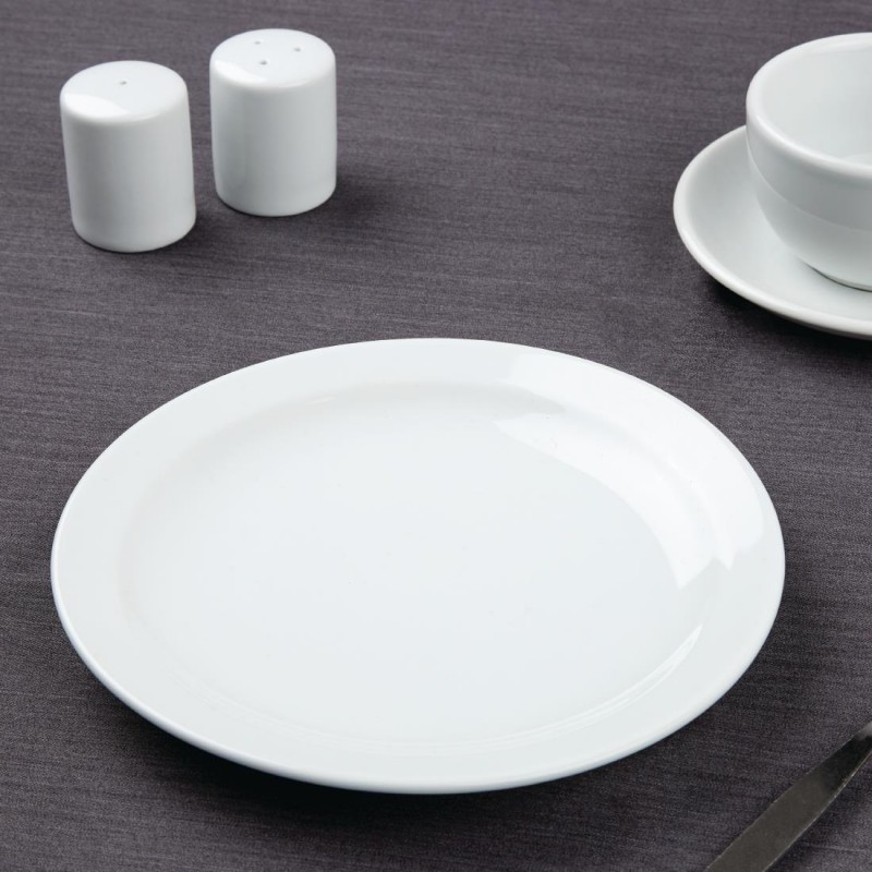Comprar Platos llanos borde estrecho Athena Hotelware 205mm. Conjunto de 12 ud. CF362 en Pepebar