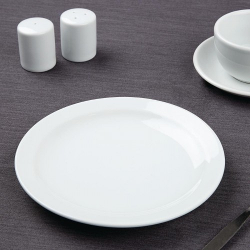 Comprar Platos llanos borde estrecho Athena Hotelware 205mm. Conjunto de 12 ud. CF362 en Pepebar