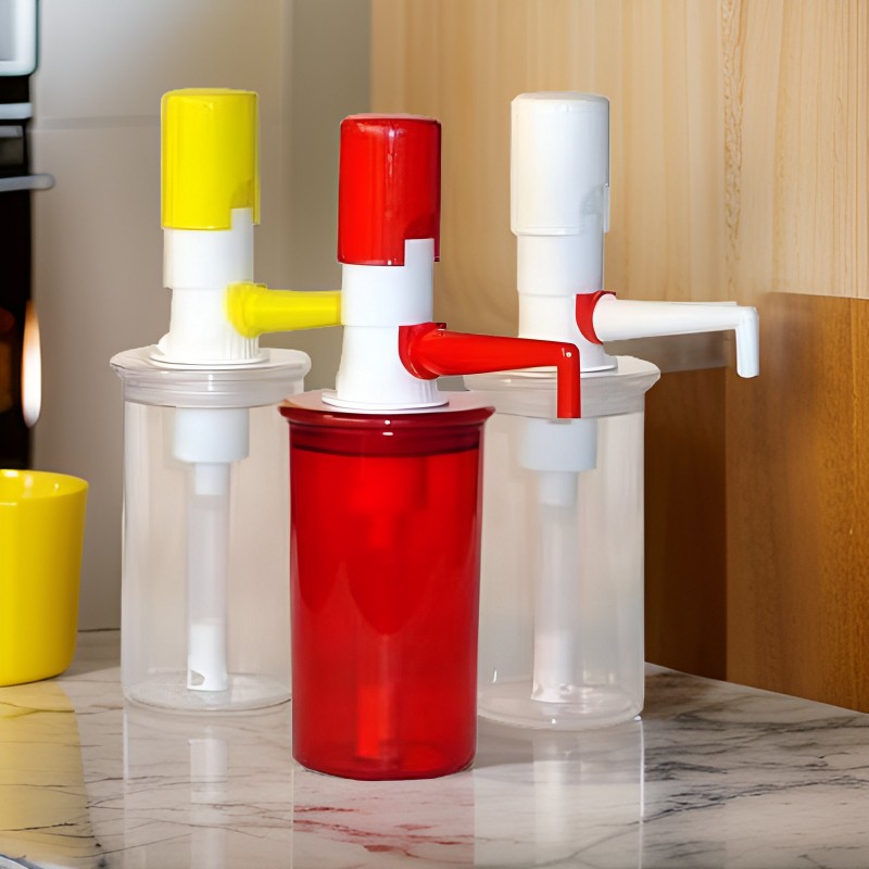 Comprar Dosificador de plástico de colores 25 cc capacidad de 1 litro en Pepebar