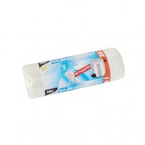 20 Bolsa de basura con asa, HDPE 20 l 48 cm x 47 cm transparente 12075