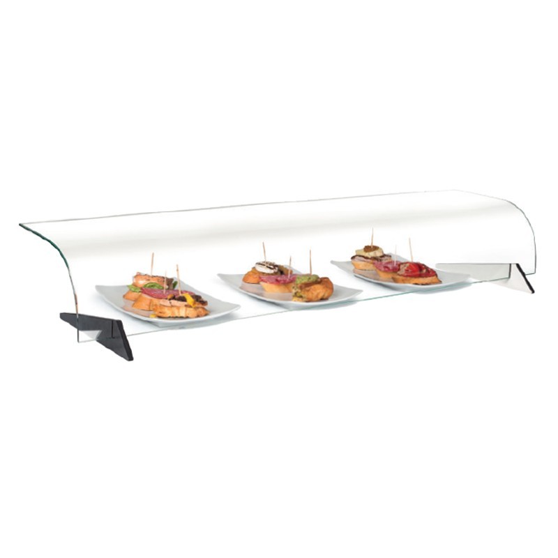 Vitrina expositora de cristal abierta SI Varias medidas con cristal recto o curvo VG Comprar Vitrina expositora de cristal abierta SI Varias medidas con cristal recto o curvo VG en Pepebar