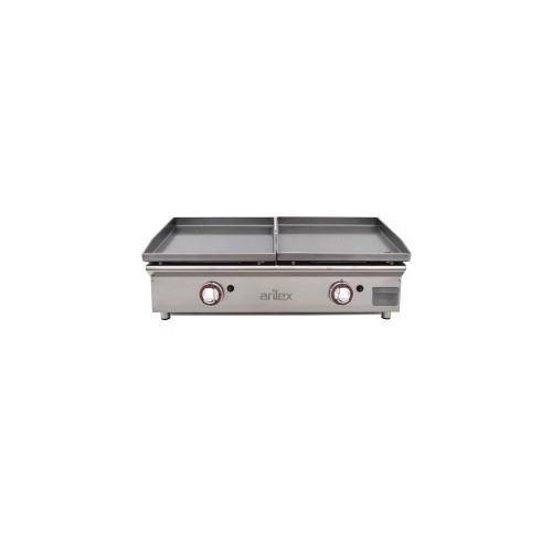 Comprar Plancha a gas doble placa acero laminado 6 mm 2,75 + 2,75 kW 4040PGLLN en Pepebar