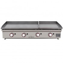 Plancha a gas doble placa acero laminado 6 mm 8,25 + 2,75 kW 8040PGLLN - Pepebar Plancha a gas doble placa acero laminado 6 mm 8,25 + 2,75 kW 8040PGLLN - Catálogo Plancha asar lisa