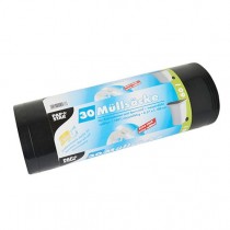 30 Bolsas de basura, LDPE 60 l 100 cm x 57 cm negro 12133