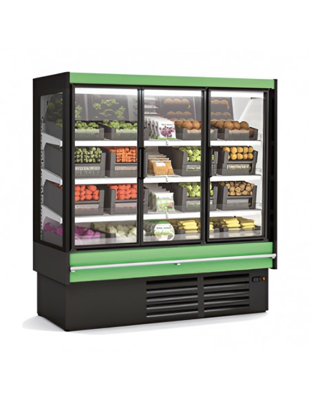 Vitrina expositora mural con puertas fondo 654 mm. Varias opciones de ancho y color Comprar Vitrina expositora mural con puertas fondo 654 mm. Varias opciones de ancho y color en Pepebar