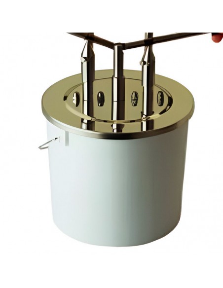 Dosificador chocolates y cremas cilíndrico con doble inyección y cubo de 3 litros Comprar Dosificador chocolates y cremas cilíndrico con doble inyección y cubo de 3 litros en Pepebar