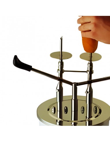 Dosificador chocolates y cremas cilíndrico con doble inyección y cubo de 3 litros Comprar Dosificador chocolates y cremas cilíndrico con doble inyección y cubo de 3 litros en Pepebar