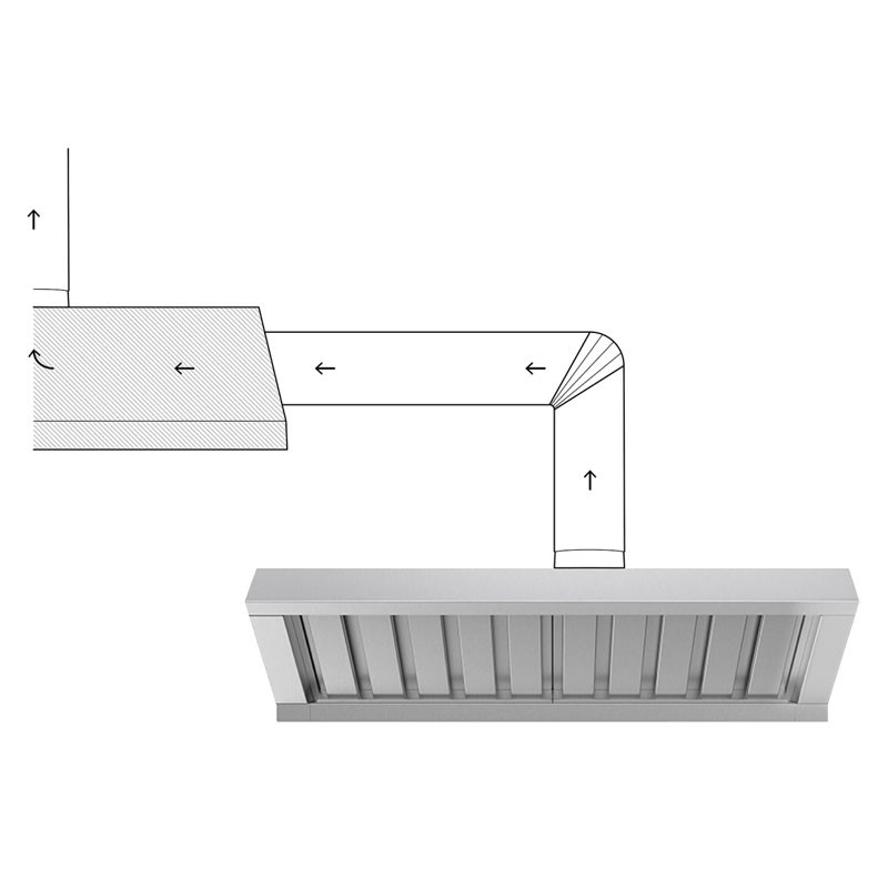 Comprar Campana con condensador incorporado ChefTop XEVHCHC11 en Pepebar