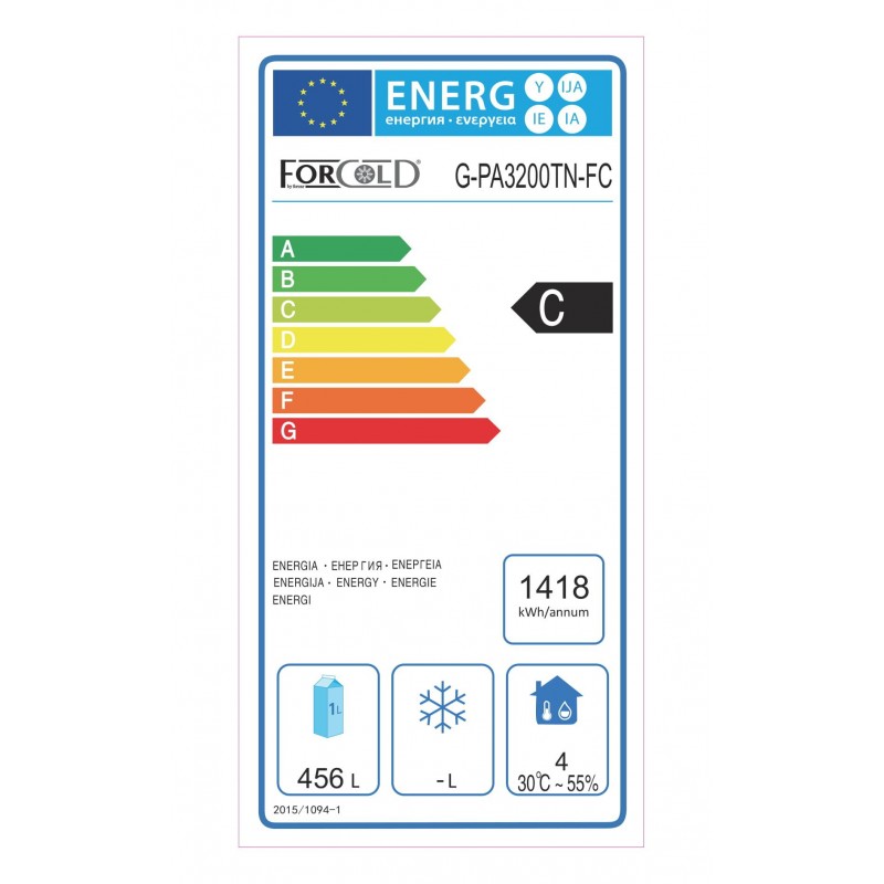 Comprar Mesa refrigerada pastelería 3 puertas Forcold G-PA3200TN-FC en Pepebar