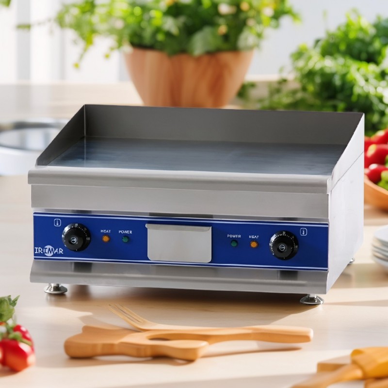 Comprar Plancha eléctrica de cromoduro con placa lisa. Varias medidas en Pepebar