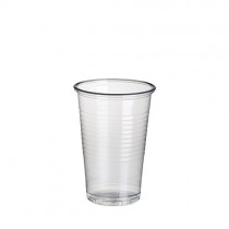 100 vasos de plástico, 0,2 l diámetro 7,03 cm · 9,9 cm transparente
