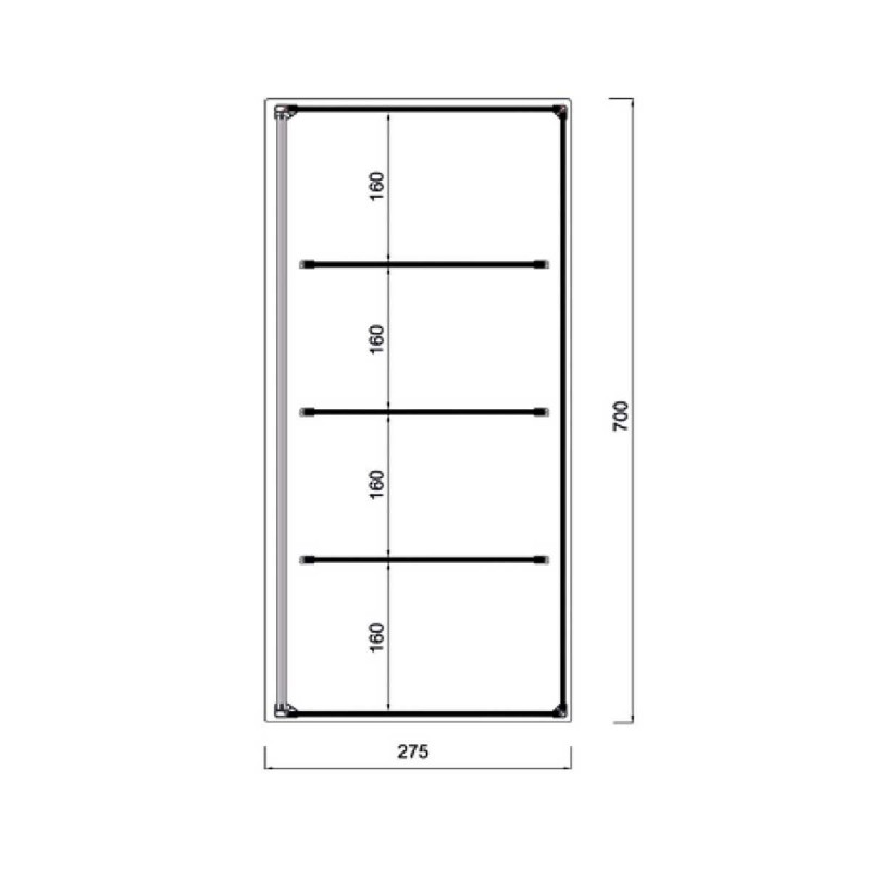 Comprar Vitrina neutra decoracion hidraulica HIDRA-3. Varias opciones en Pepebar