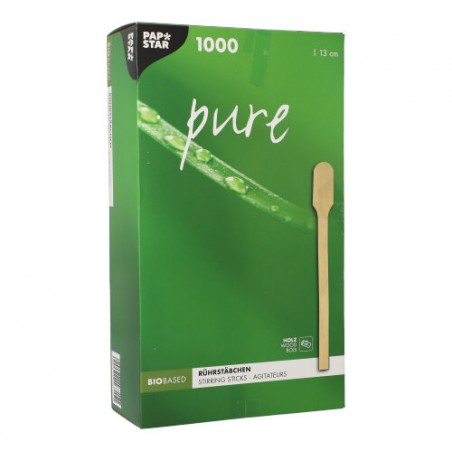 Comprar 1000 Removedores, madera biodegradable gama Pure 13 cm en Pepebar