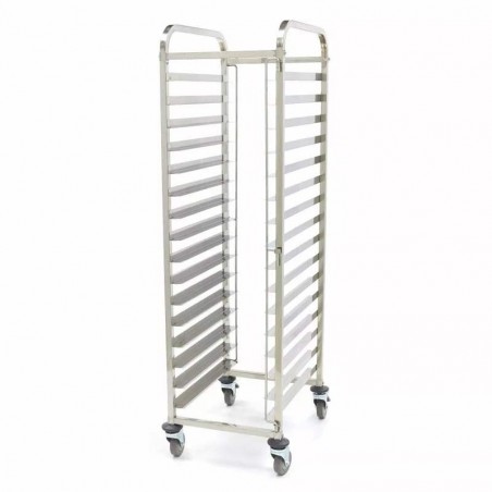 Comprar Carro bandejero inox para panadería 16 guías 60X40 MA09300548 en Pepebar