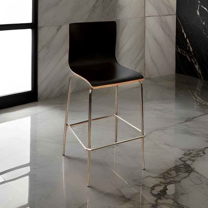 Taburete alto Turin madera laminada antiralladura 164689 Comprar Taburete alto Turin madera laminada antiralladura 164689 en Pepebar