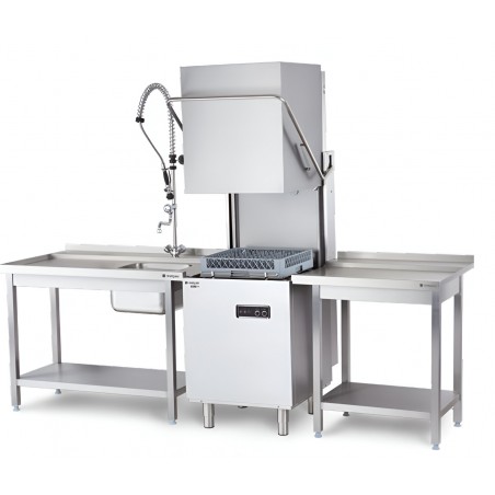 Comprar Lavavajillas de capota 50x50 con dosificador de detergente y abrillantador Stalgast 803021 en Pepebar