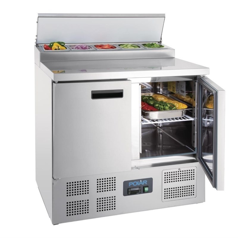 Comprar Mostrador refrigerado para preparación de pizzas 254 litros Polar G604 en Pepebar
